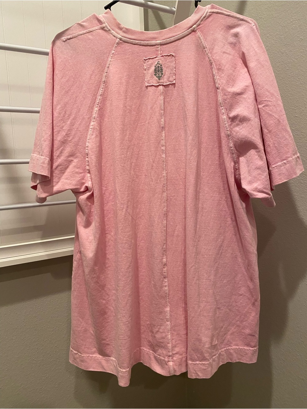 Free people oversized pink everyday t-shirt